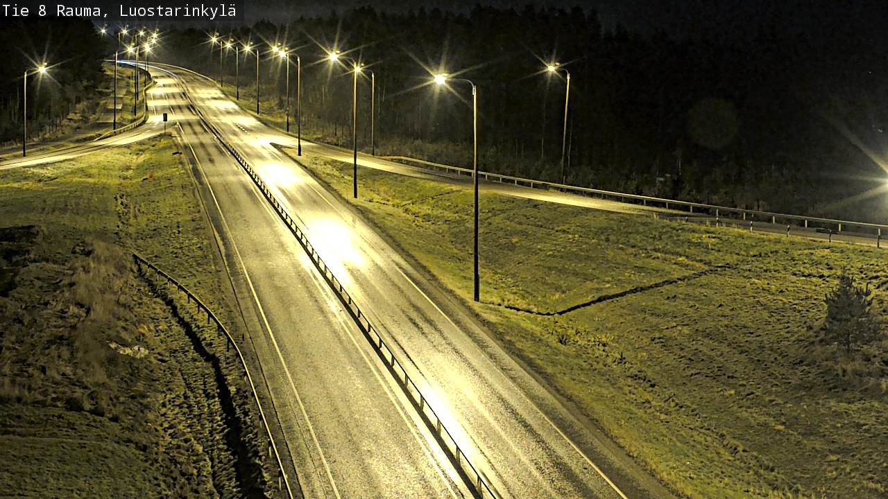 Weather Camera Image Väg 8 Raumo, Luostarinkylä, Rauma, Satakunta