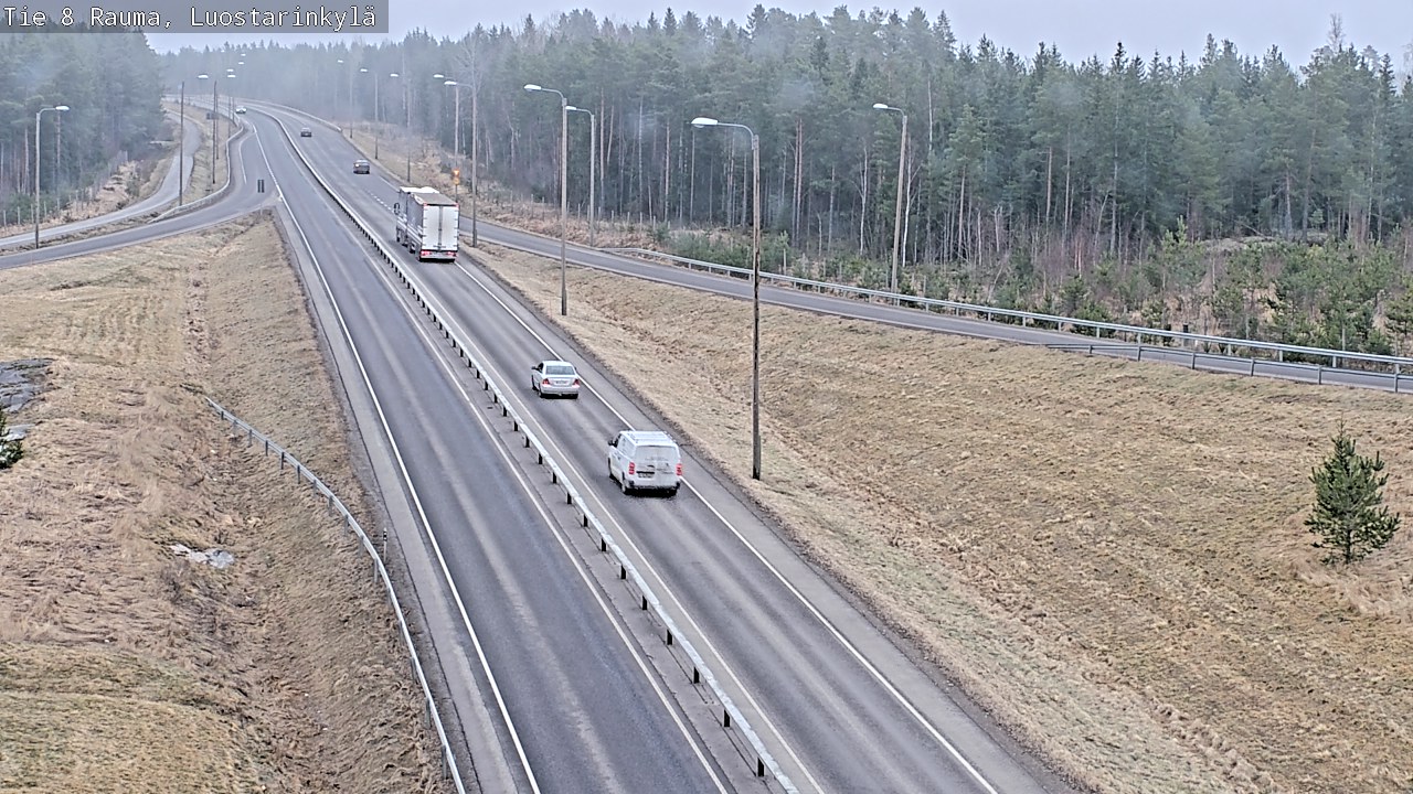 Weather Camera Image Road 8 Rauma, Luostarinkylä, Rauma, Satakunta