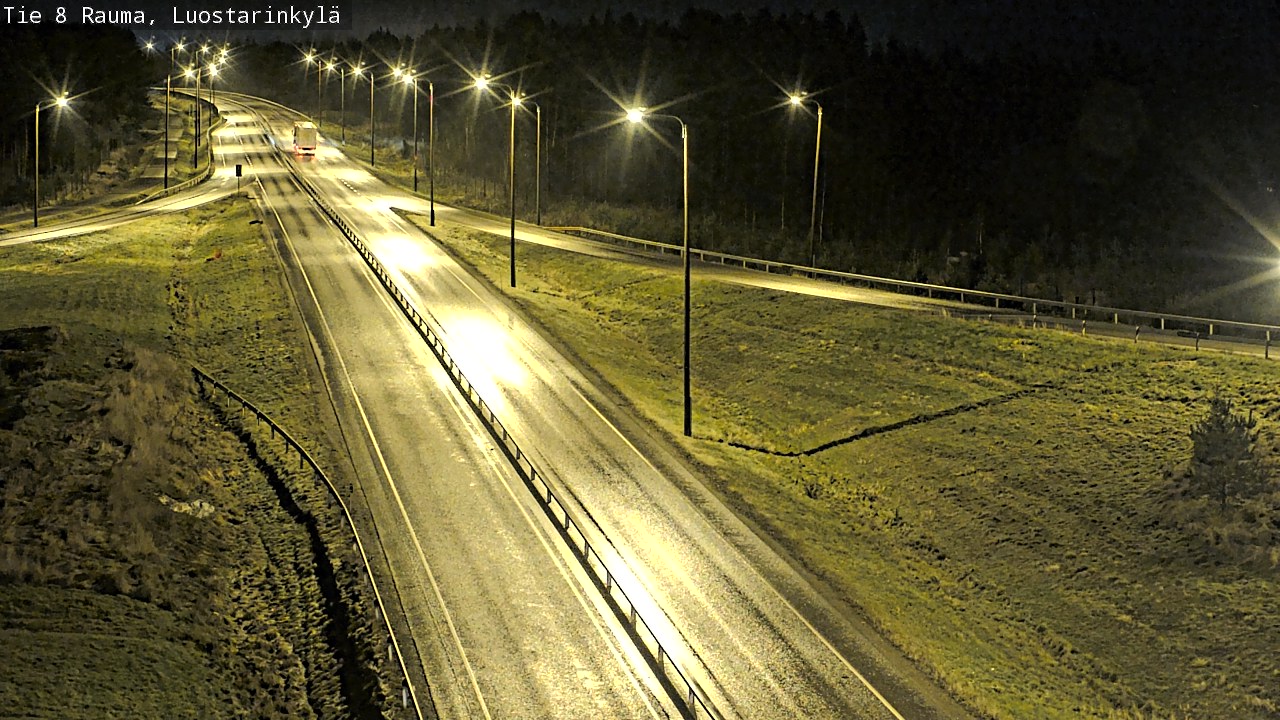 Weather Camera Image Väg 8 Raumo, Luostarinkylä, Rauma, Satakunta