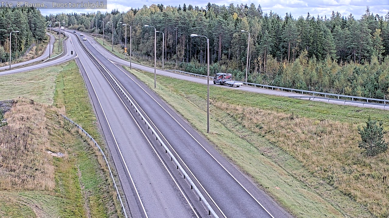 Weather Camera Image Road 8 Rauma, Luostarinkylä, Rauma, Satakunta