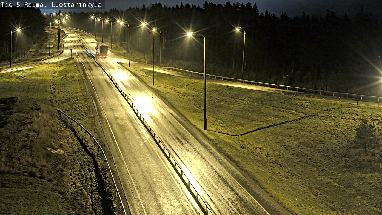 Weather Camera Image Väg 8 Raumo, Luostarinkylä, Rauma, Satakunta