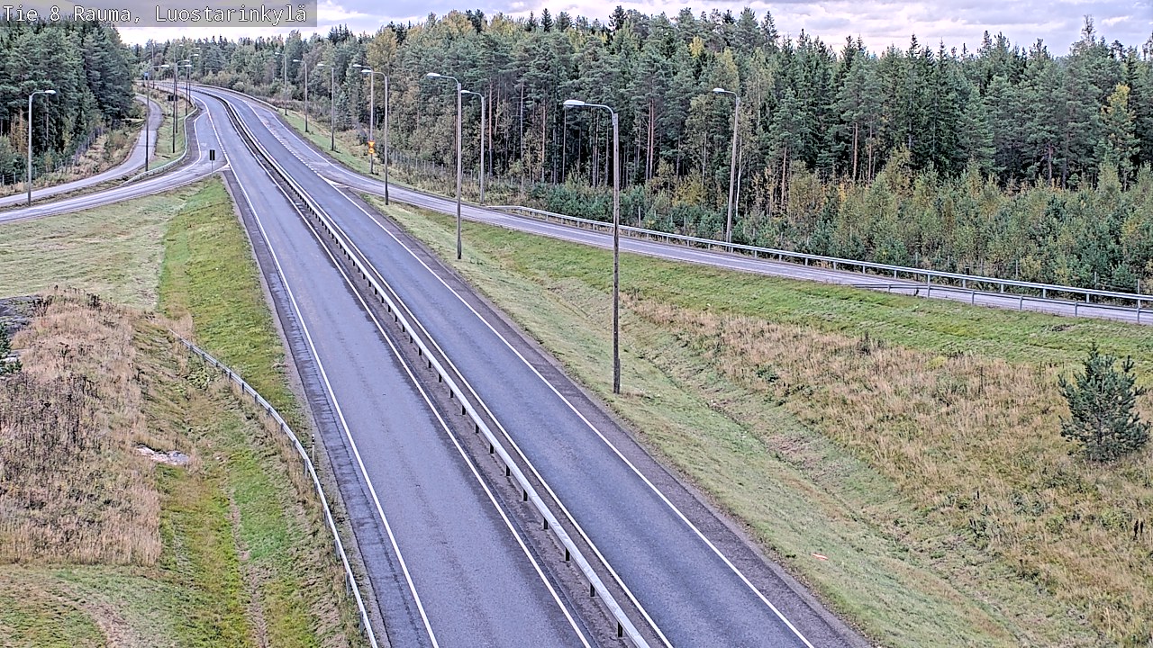 Weather Camera Image Road 8 Rauma, Luostarinkylä, Rauma, Satakunta