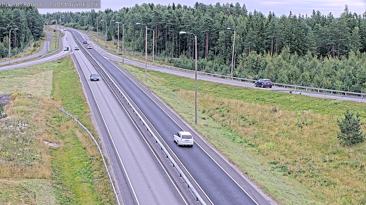 Weather Camera Image Road 8 Rauma, Luostarinkylä, Rauma, Satakunta