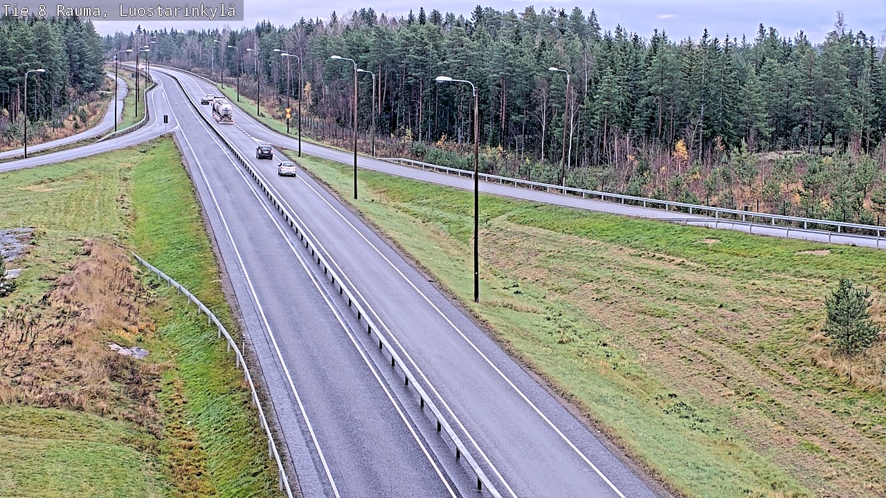 Kelikamerat Kuva Tie 8 Rauma, Luostarinkylä, Rauma, Satakunta