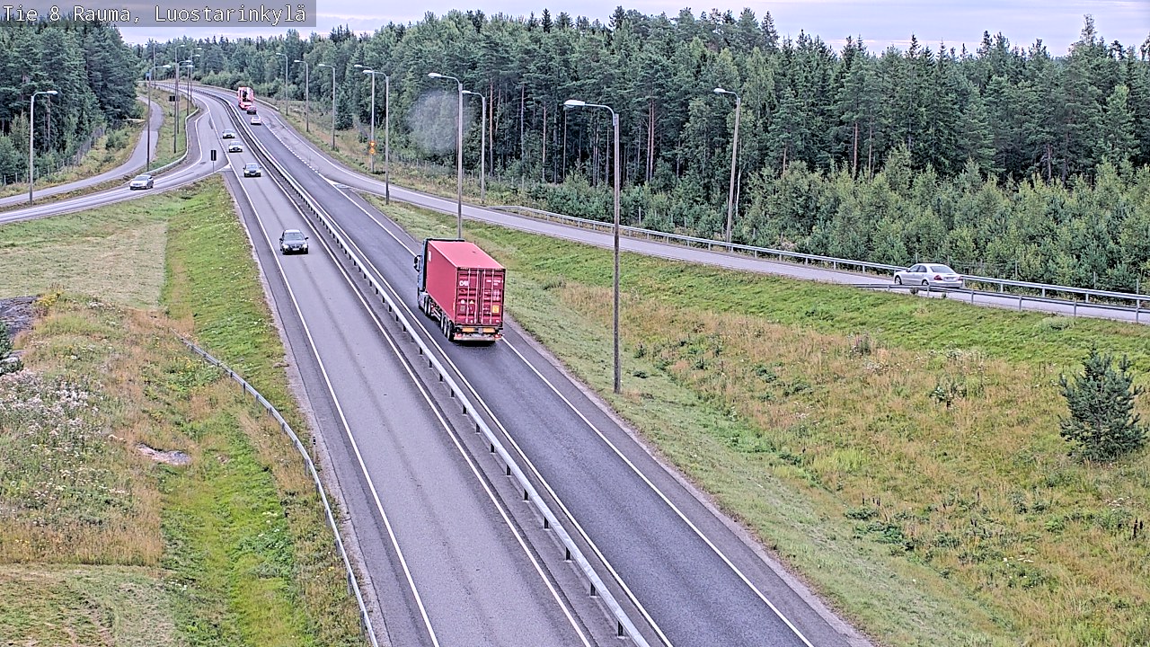 Weather Camera Image Road 8 Rauma, Luostarinkylä, Rauma, Satakunta