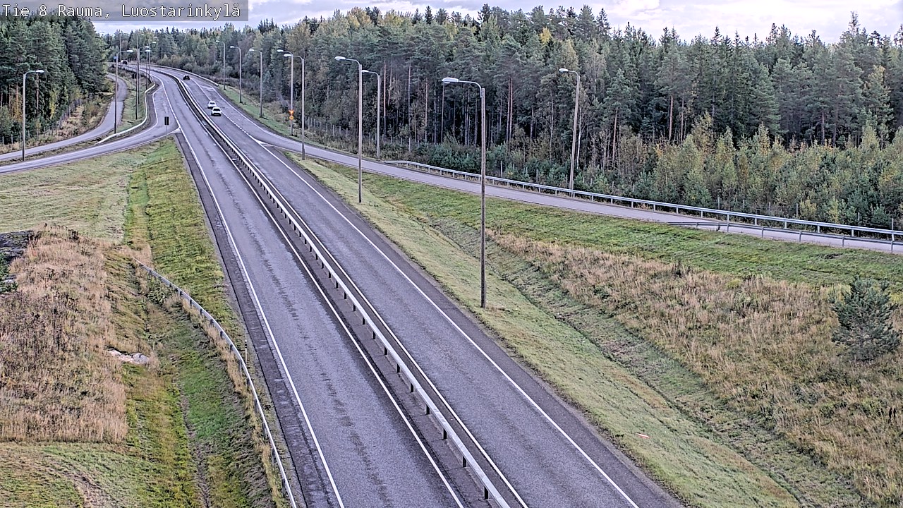 Weather Camera Image Road 8 Rauma, Luostarinkylä, Rauma, Satakunta
