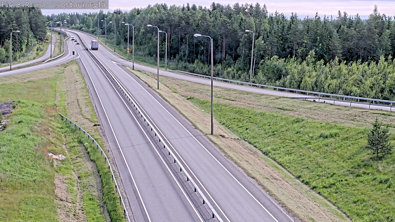 Weather Camera Image Väg 8 Raumo, Luostarinkylä, Rauma, Satakunta