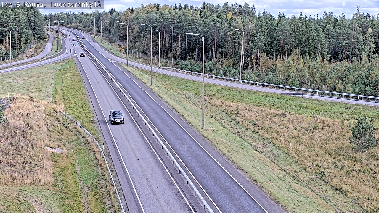Weather Camera Image Road 8 Rauma, Luostarinkylä, Rauma, Satakunta