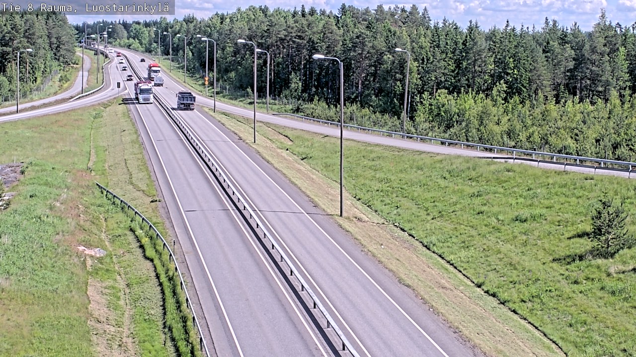 Kelikamerat Kuva Tie 8 Rauma, Luostarinkylä, Rauma, Satakunta
