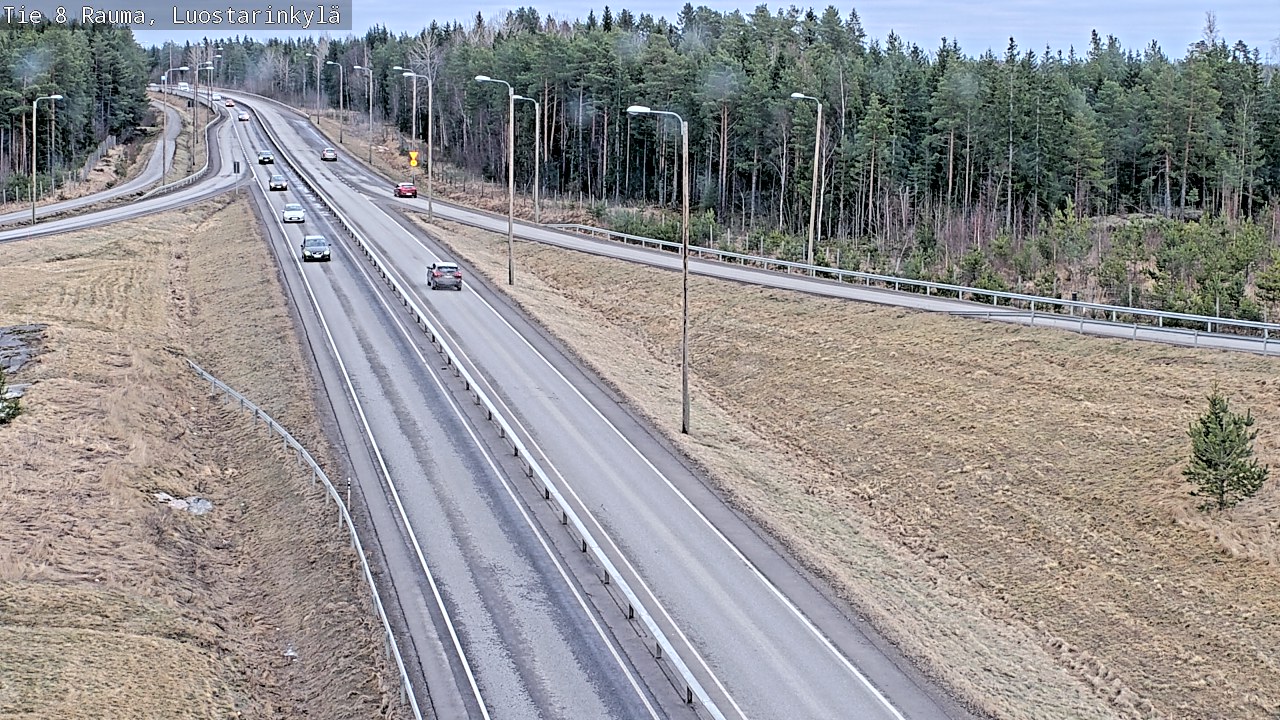 Kelikamerat Kuva Tie 8 Rauma, Luostarinkylä, Rauma, Satakunta