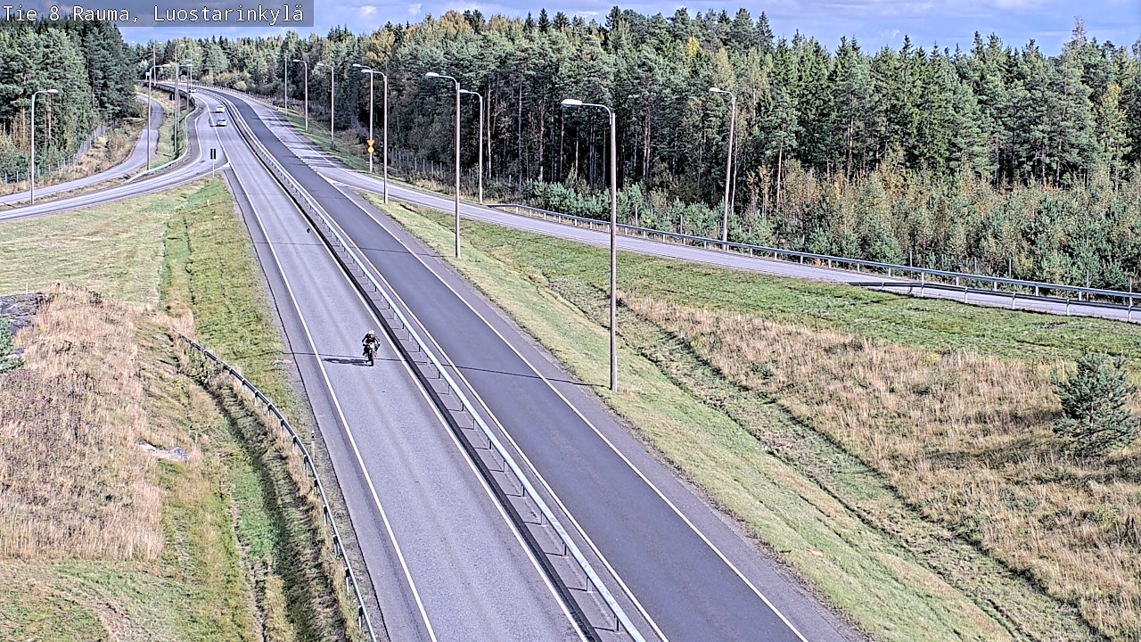 Weather Camera Image Road 8 Rauma, Luostarinkylä, Rauma, Satakunta