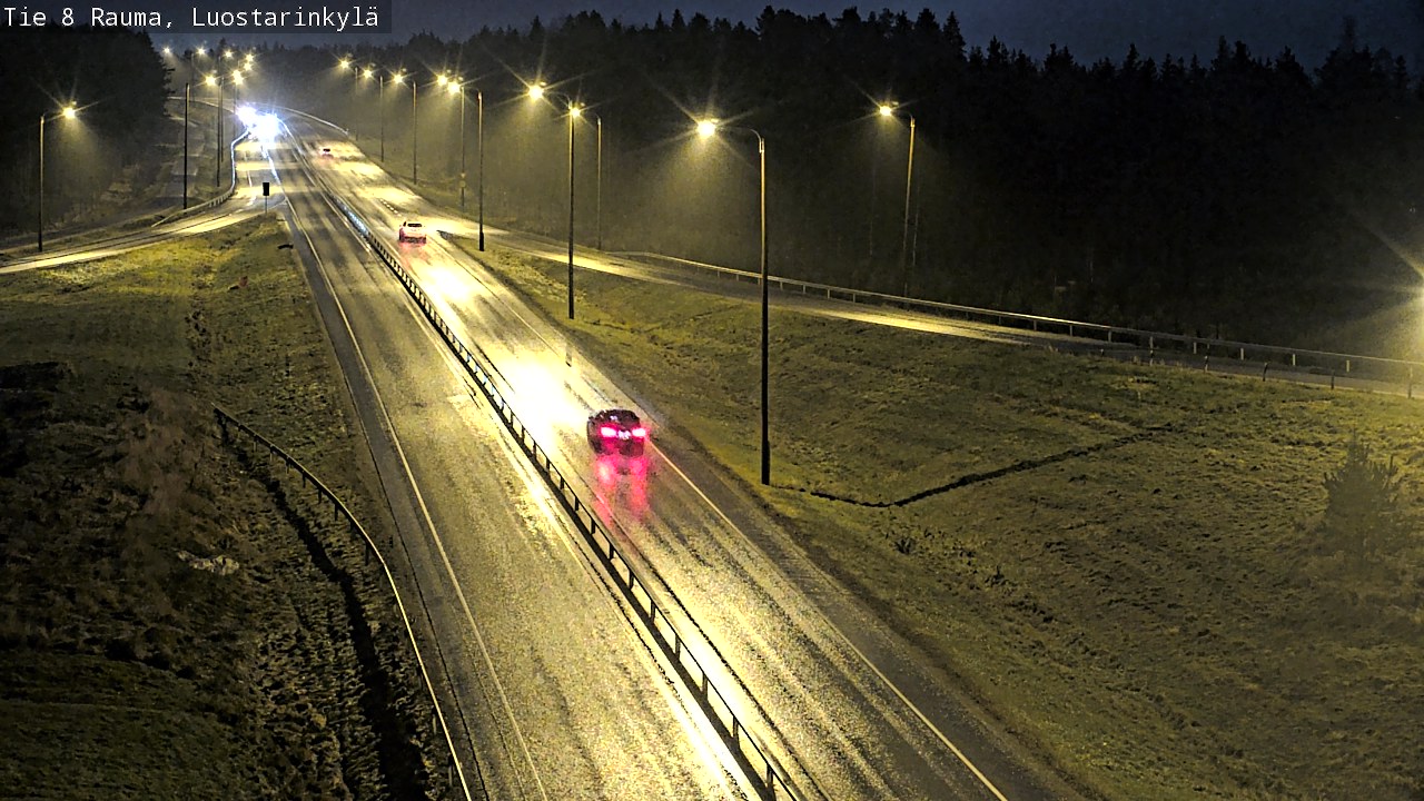Weather Camera Image Väg 8 Raumo, Luostarinkylä, Rauma, Satakunta