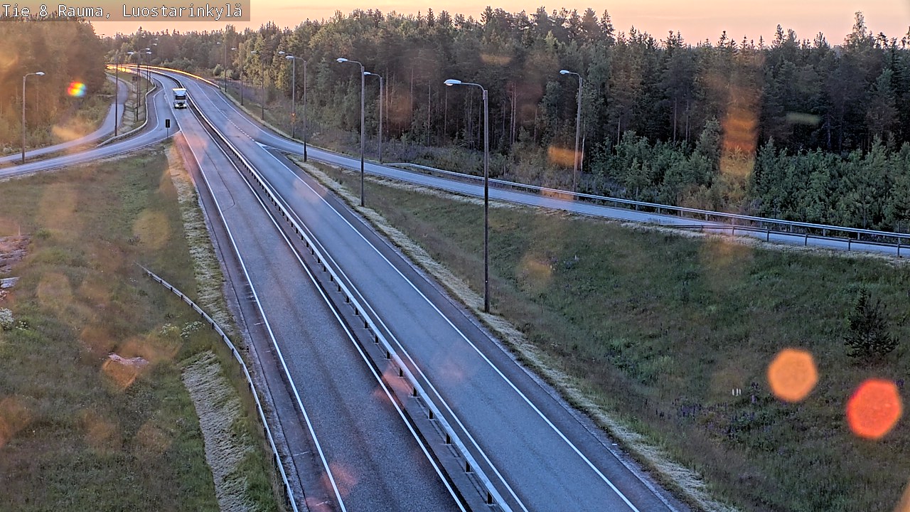 Weather Camera Image Road 8 Rauma, Luostarinkylä, Rauma, Satakunta