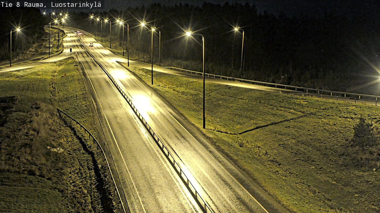 Weather Camera Image Väg 8 Raumo, Luostarinkylä, Rauma, Satakunta
