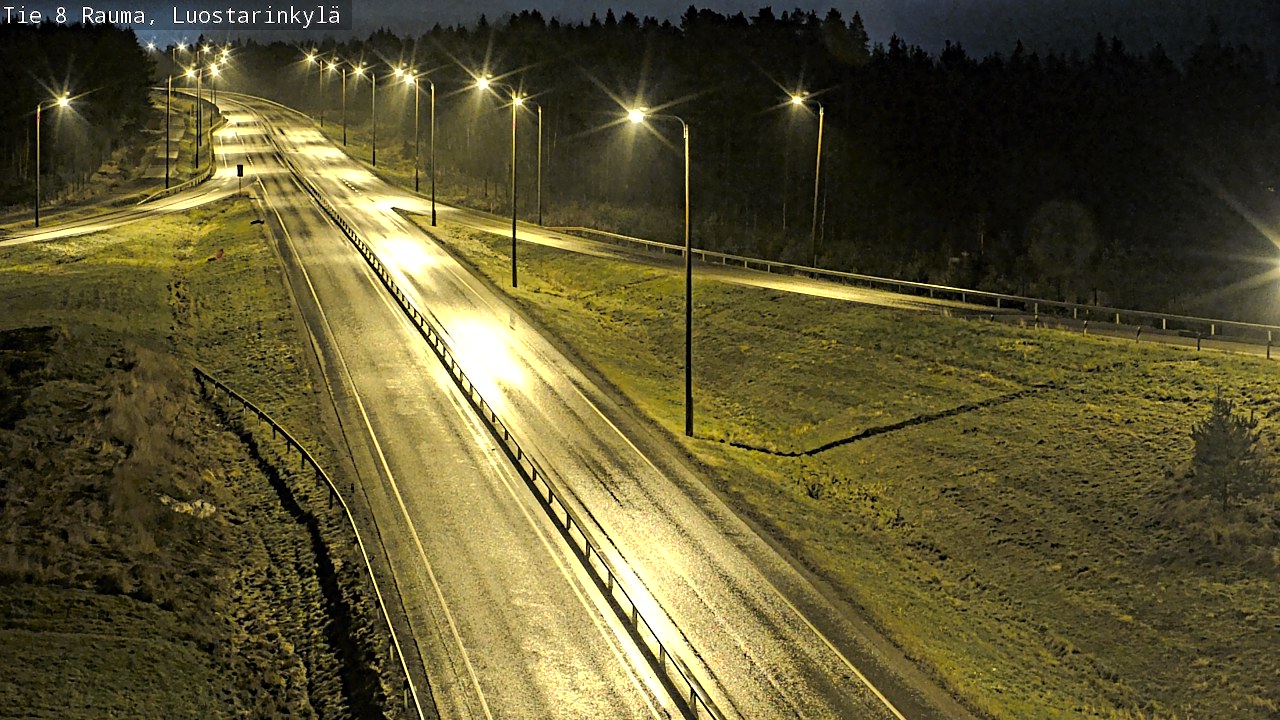 Weather Camera Image Väg 8 Raumo, Luostarinkylä, Rauma, Satakunta
