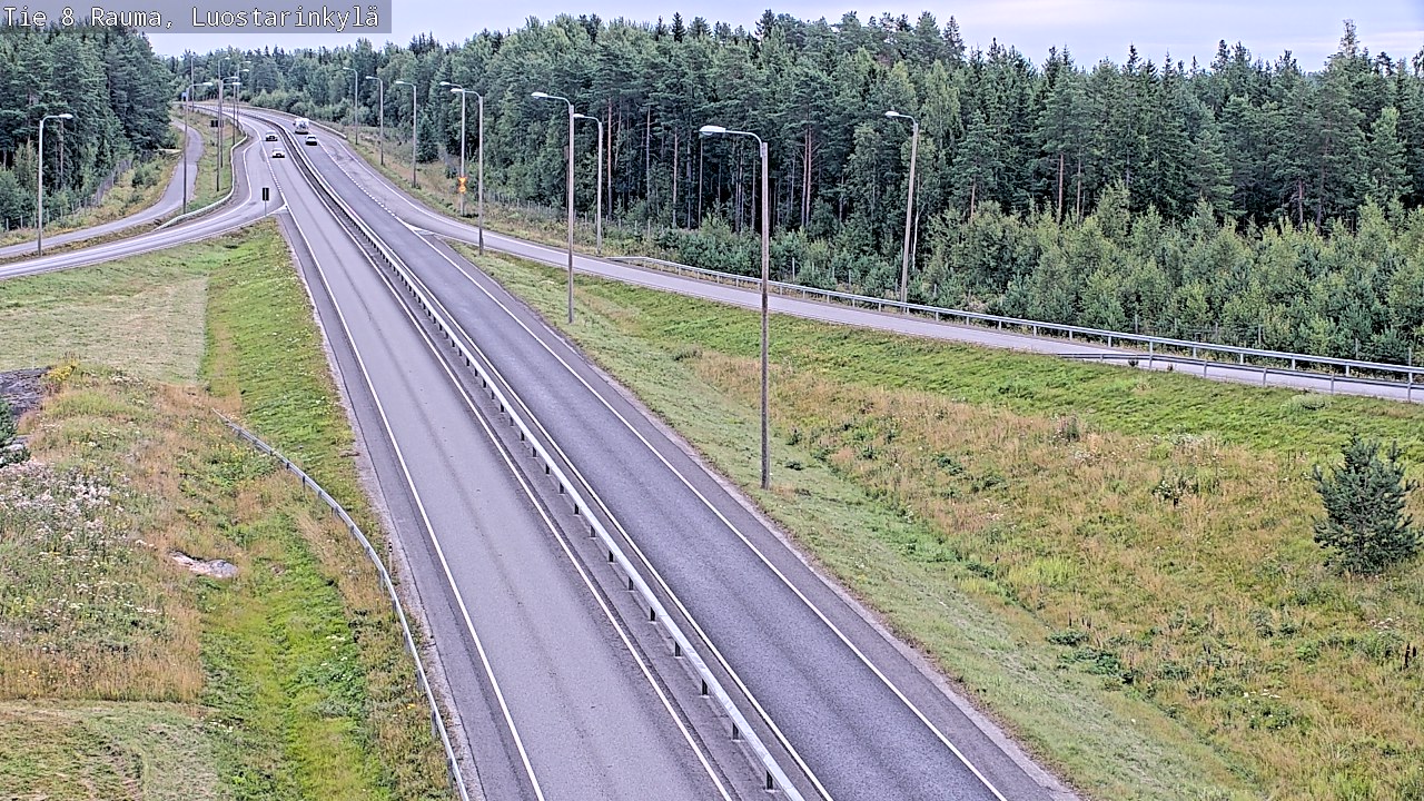 Weather Camera Image Road 8 Rauma, Luostarinkylä, Rauma, Satakunta
