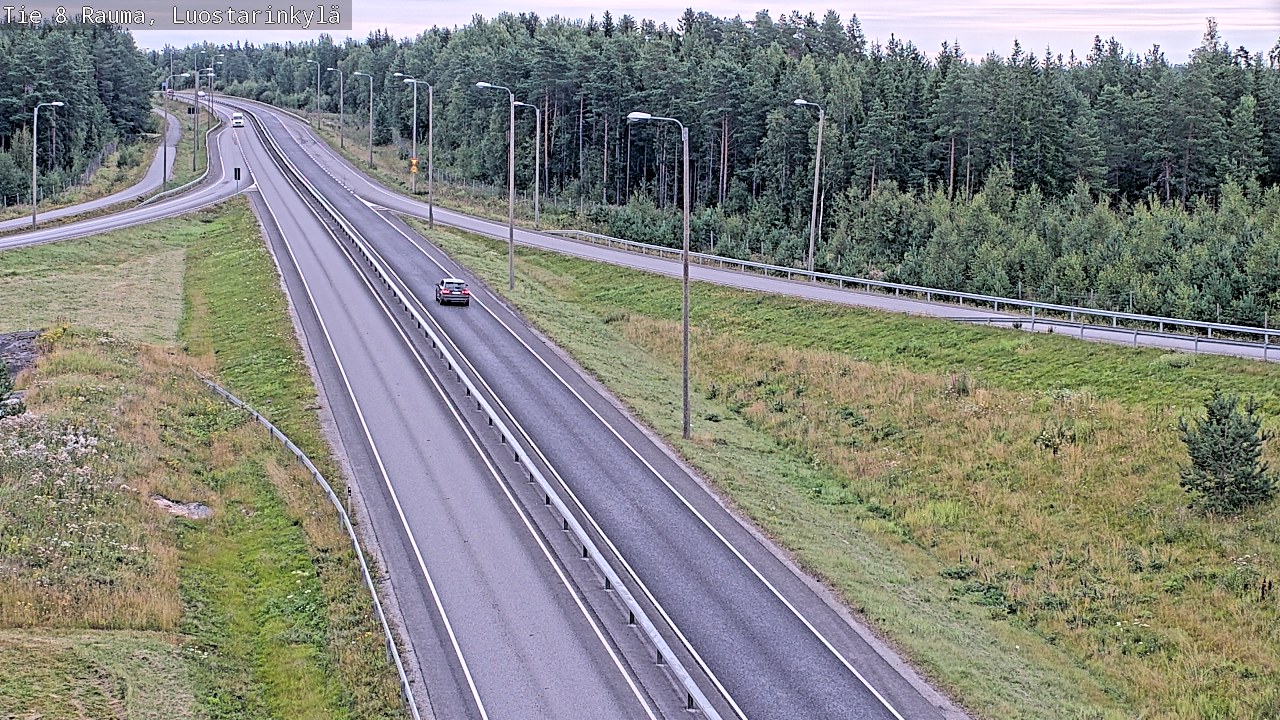 Weather Camera Image Road 8 Rauma, Luostarinkylä, Rauma, Satakunta