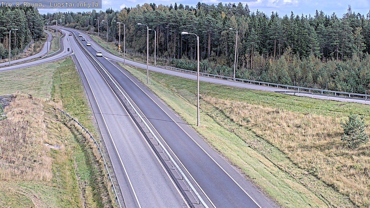 Weather Camera Image Road 8 Rauma, Luostarinkylä, Rauma, Satakunta