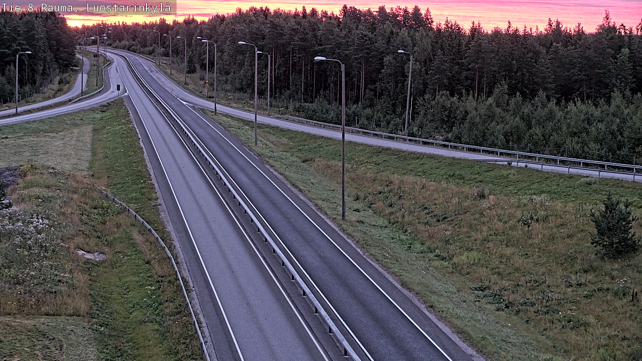 Kelikamerat Kuva Tie 8 Rauma, Luostarinkylä, Rauma, Satakunta