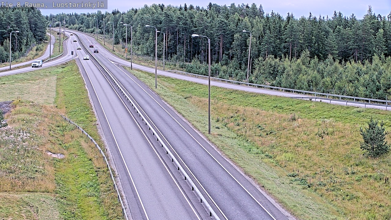 Weather Camera Image Road 8 Rauma, Luostarinkylä, Rauma, Satakunta