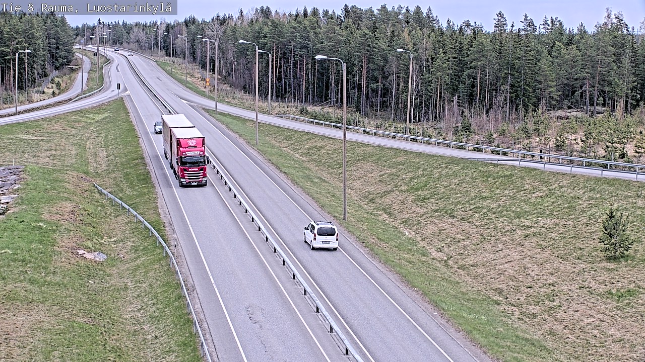 Weather Camera Image Road 8 Rauma, Luostarinkylä, Rauma, Satakunta