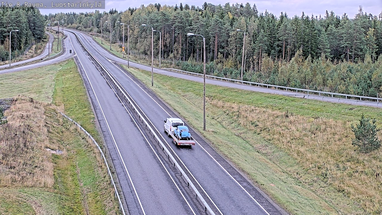Weather Camera Image Road 8 Rauma, Luostarinkylä, Rauma, Satakunta