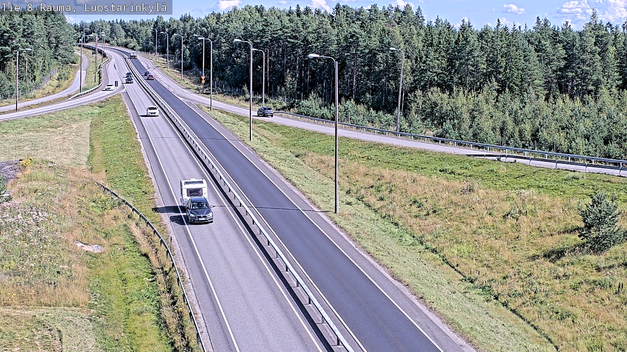 Kelikamerat Kuva Tie 8 Rauma, Luostarinkylä, Rauma, Satakunta