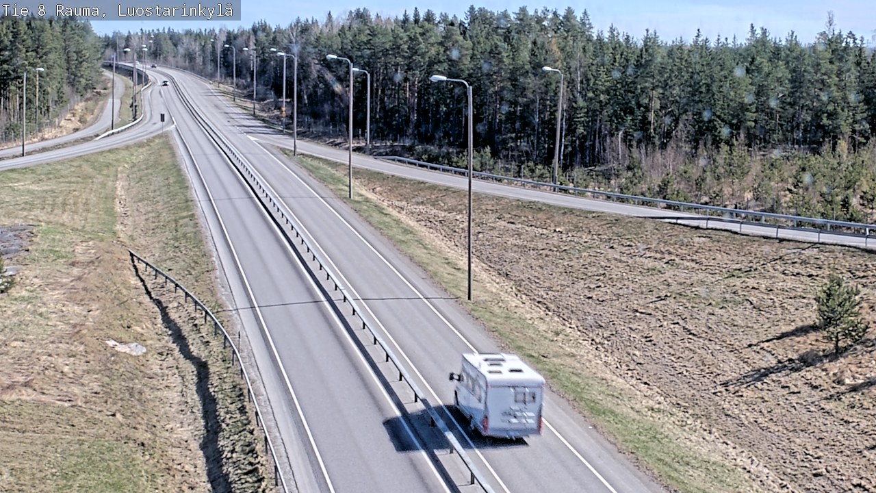 Kelikamerat Kuva Tie 8 Rauma, Luostarinkylä, Rauma, Satakunta