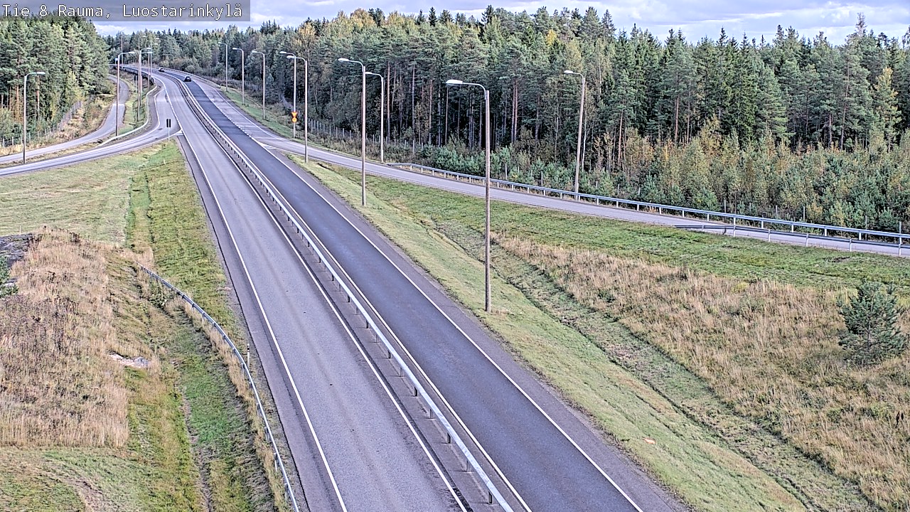 Weather Camera Image Road 8 Rauma, Luostarinkylä, Rauma, Satakunta