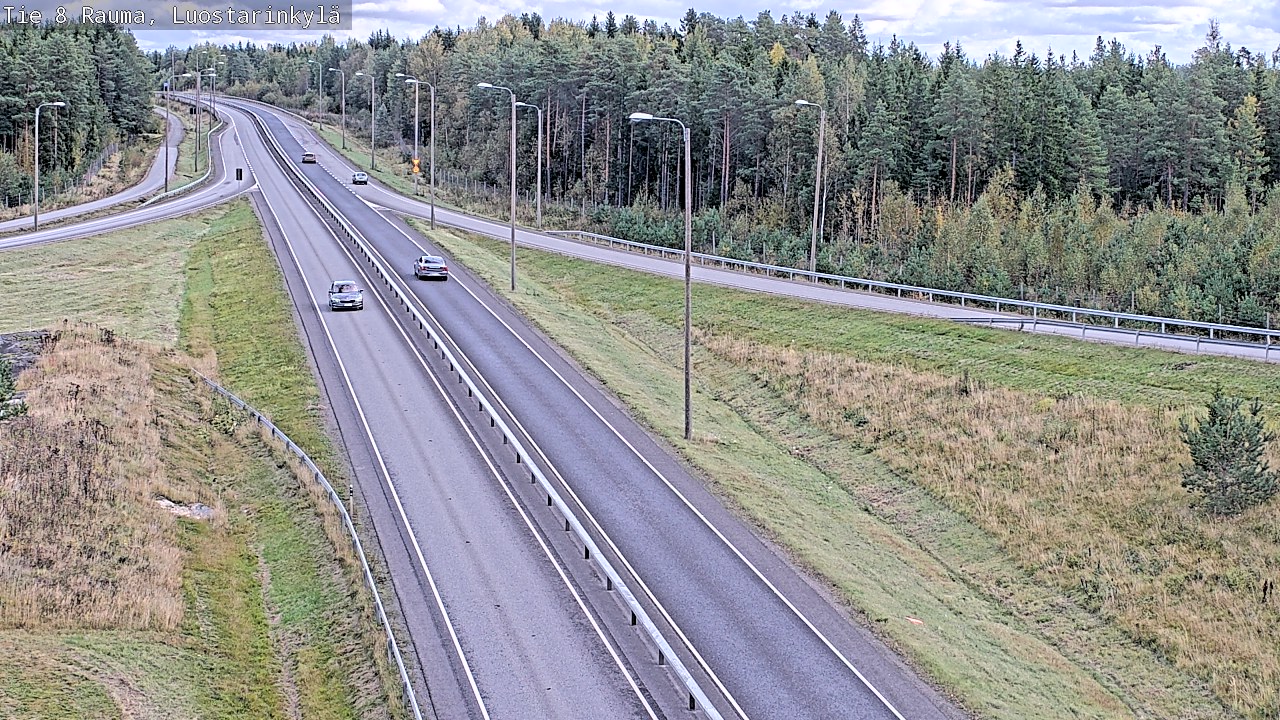 Weather Camera Image Road 8 Rauma, Luostarinkylä, Rauma, Satakunta