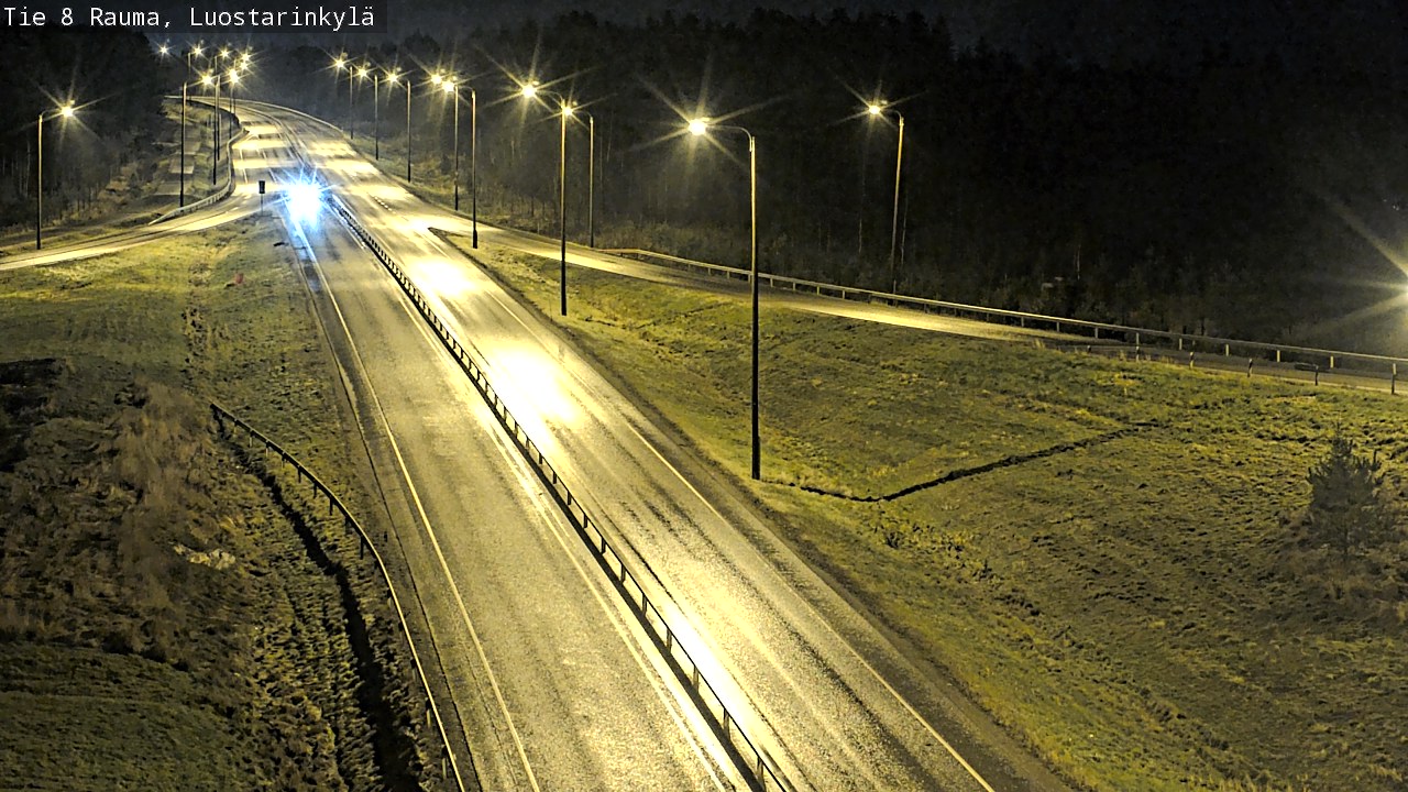 Weather Camera Image Väg 8 Raumo, Luostarinkylä, Rauma, Satakunta