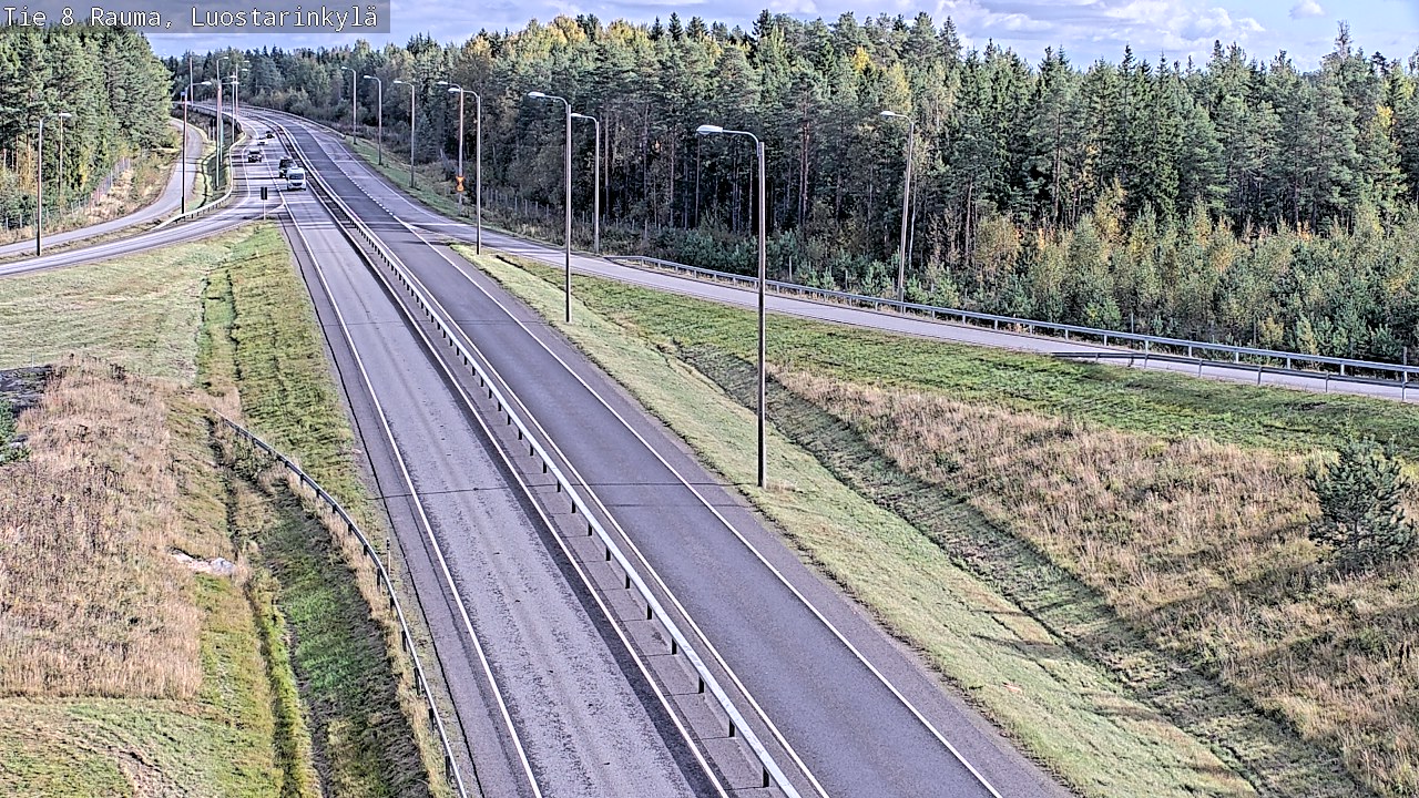 Weather Camera Image Road 8 Rauma, Luostarinkylä, Rauma, Satakunta