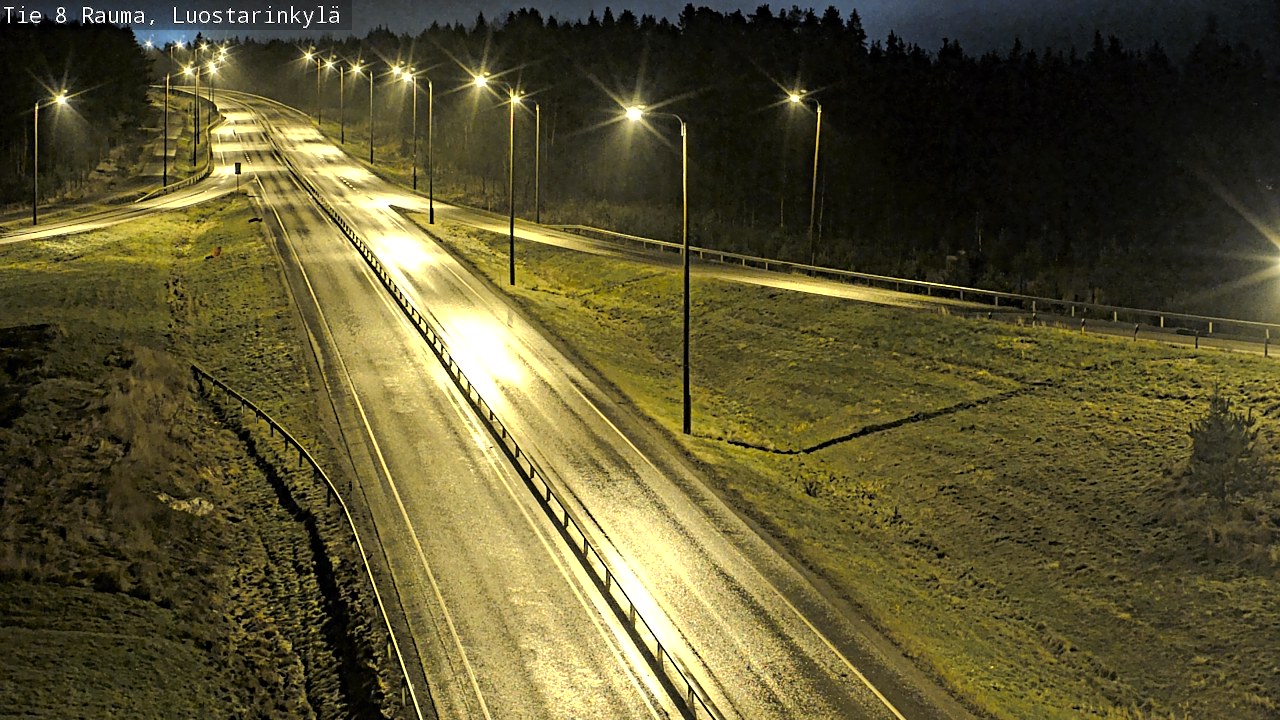 Weather Camera Image Väg 8 Raumo, Luostarinkylä, Rauma, Satakunta