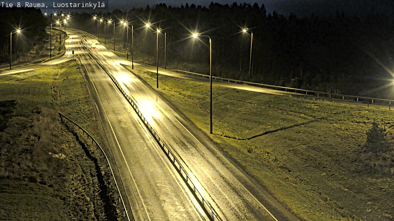 Weather Camera Image Väg 8 Raumo, Luostarinkylä, Rauma, Satakunta