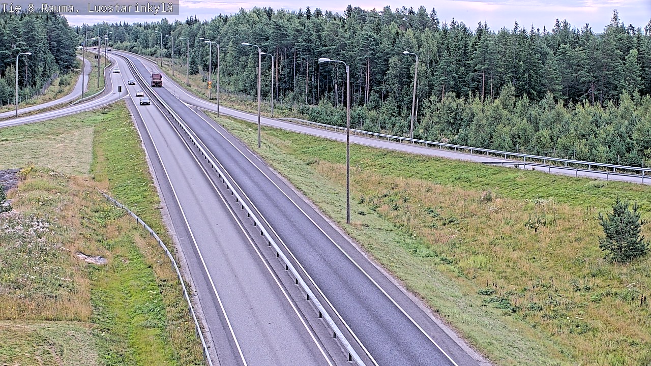 Weather Camera Image Road 8 Rauma, Luostarinkylä, Rauma, Satakunta