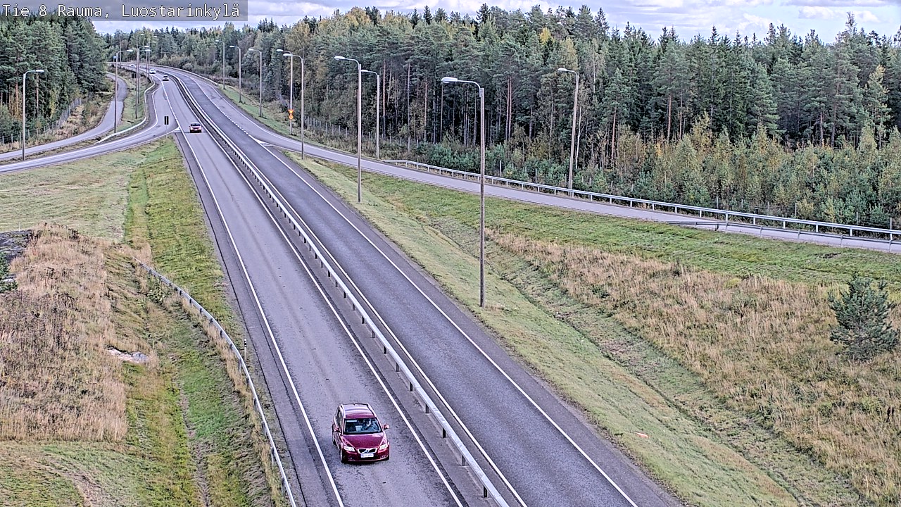 Weather Camera Image Road 8 Rauma, Luostarinkylä, Rauma, Satakunta
