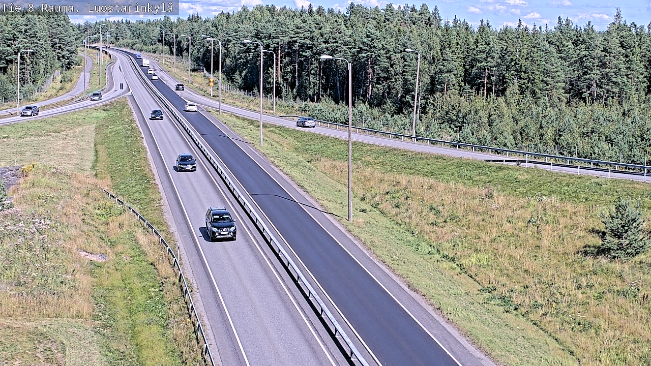 Kelikamerat Kuva Tie 8 Rauma, Luostarinkylä, Rauma, Satakunta