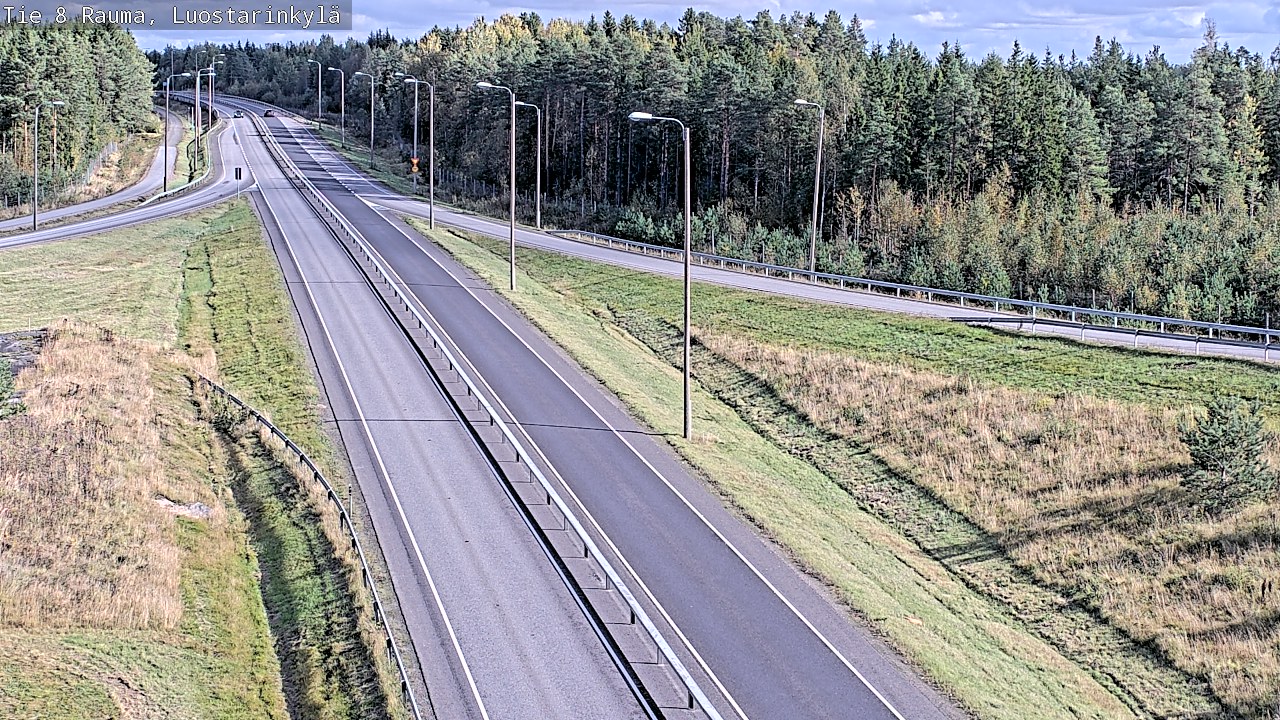 Weather Camera Image Road 8 Rauma, Luostarinkylä, Rauma, Satakunta
