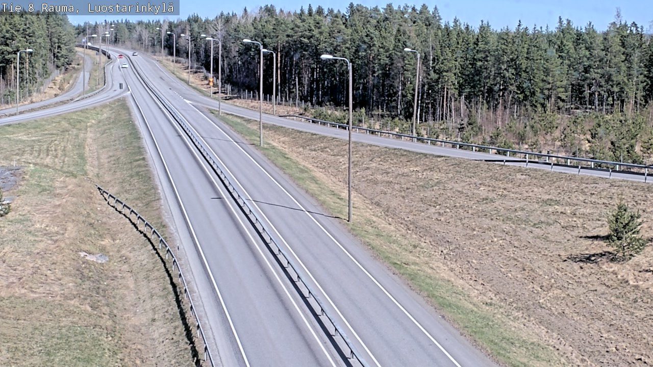 Kelikamerat Kuva Tie 8 Rauma, Luostarinkylä, Rauma, Satakunta
