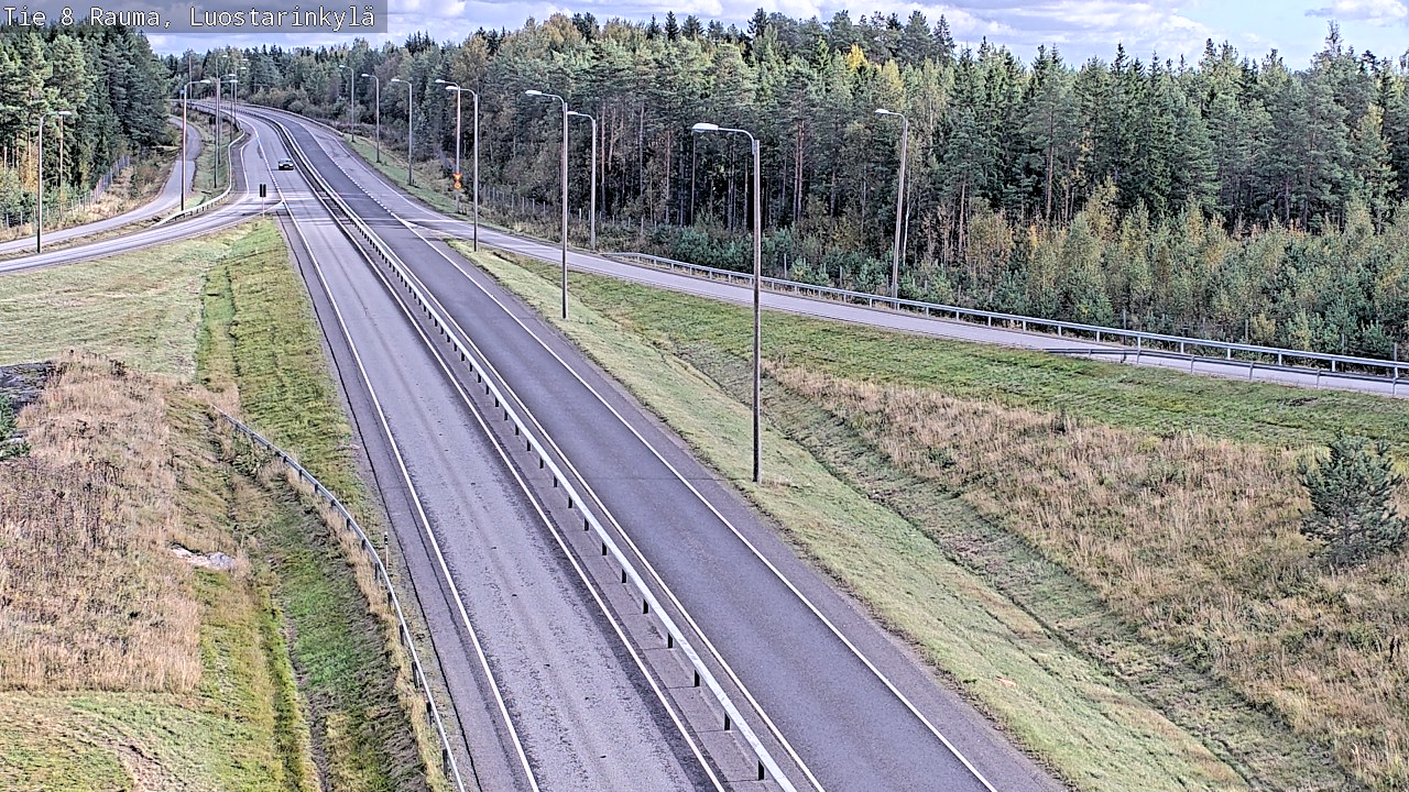 Weather Camera Image Road 8 Rauma, Luostarinkylä, Rauma, Satakunta