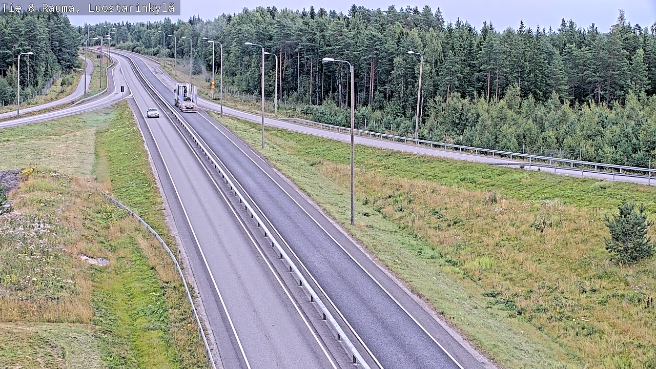 Weather Camera Image Road 8 Rauma, Luostarinkylä, Rauma, Satakunta