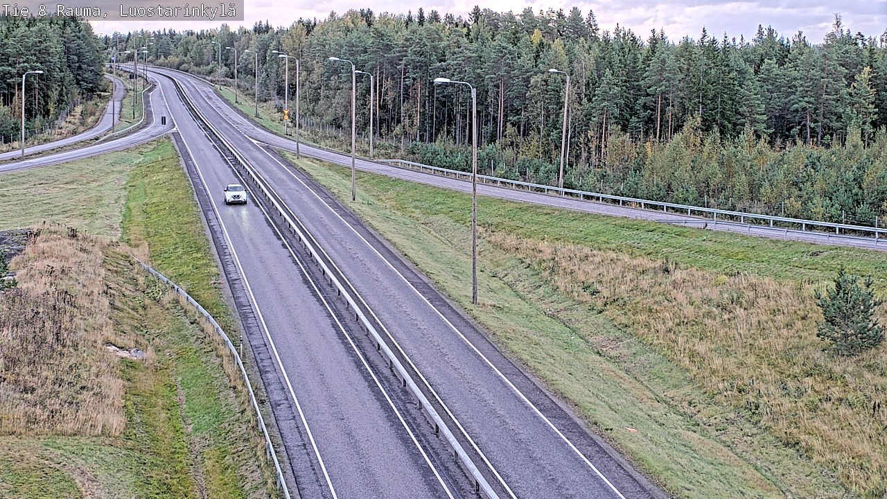 Weather Camera Image Road 8 Rauma, Luostarinkylä, Rauma, Satakunta