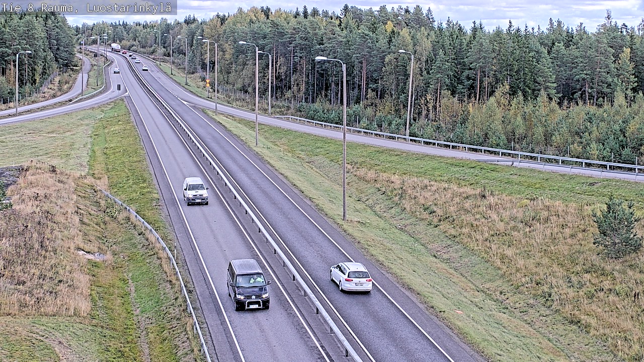 Weather Camera Image Road 8 Rauma, Luostarinkylä, Rauma, Satakunta