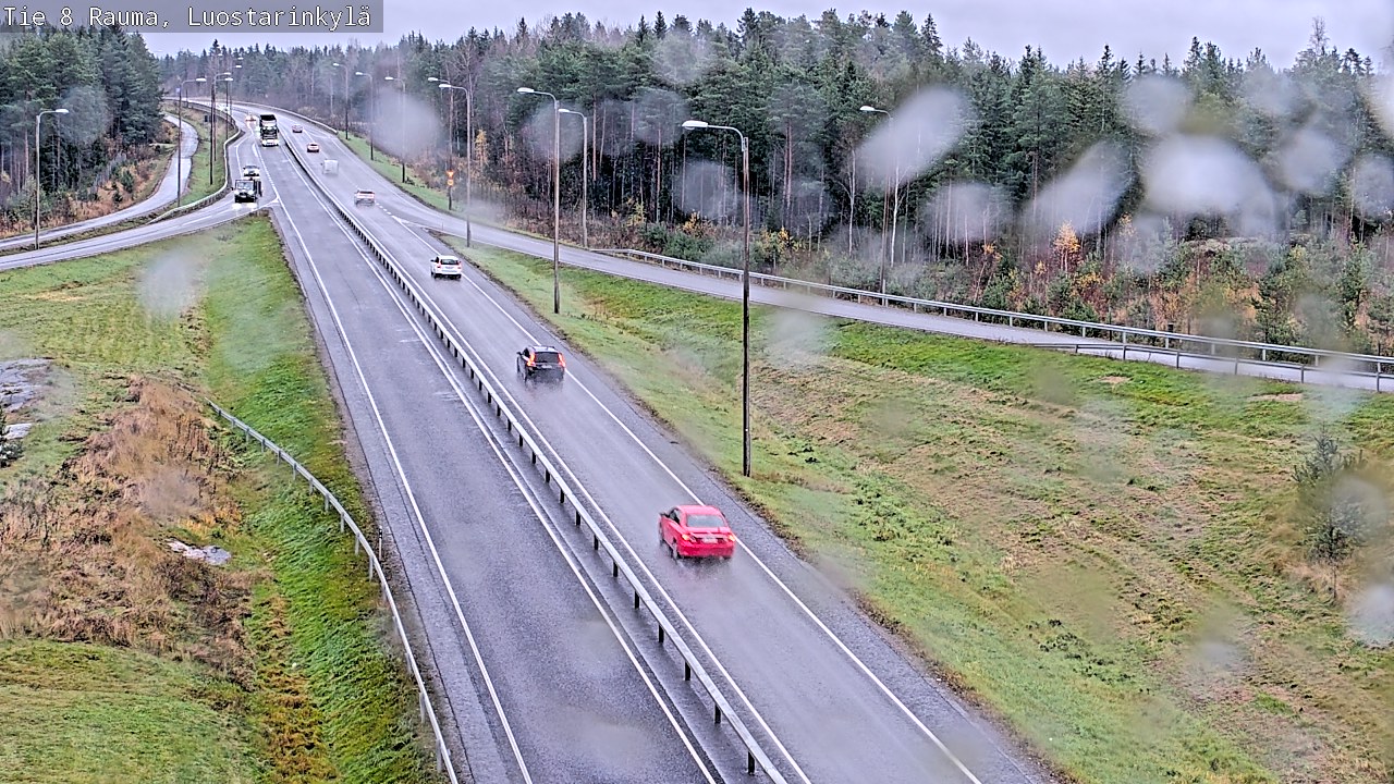 Kelikamerat Kuva Tie 8 Rauma, Luostarinkylä, Rauma, Satakunta