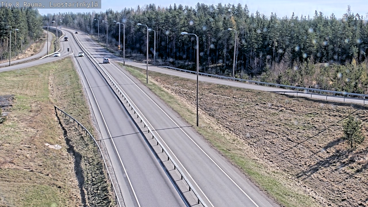 Kelikamerat Kuva Tie 8 Rauma, Luostarinkylä, Rauma, Satakunta