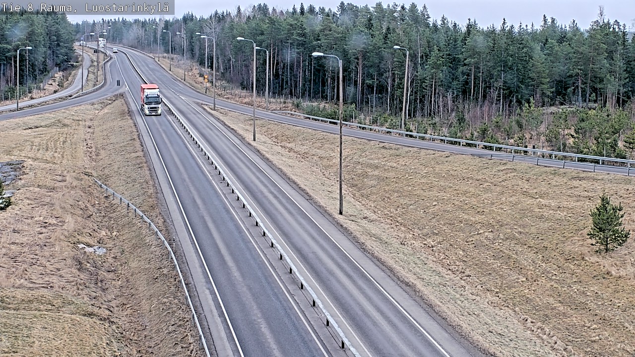 Weather Camera Image Road 8 Rauma, Luostarinkylä, Rauma, Satakunta