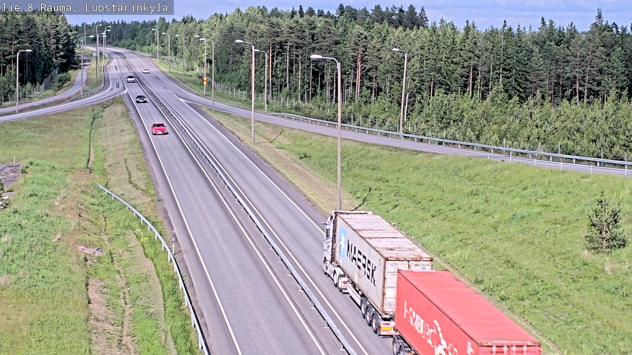 Kelikamerat Kuva Tie 8 Rauma, Luostarinkylä, Rauma, Satakunta