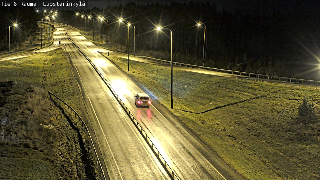 Weather Camera Image Väg 8 Raumo, Luostarinkylä, Rauma, Satakunta