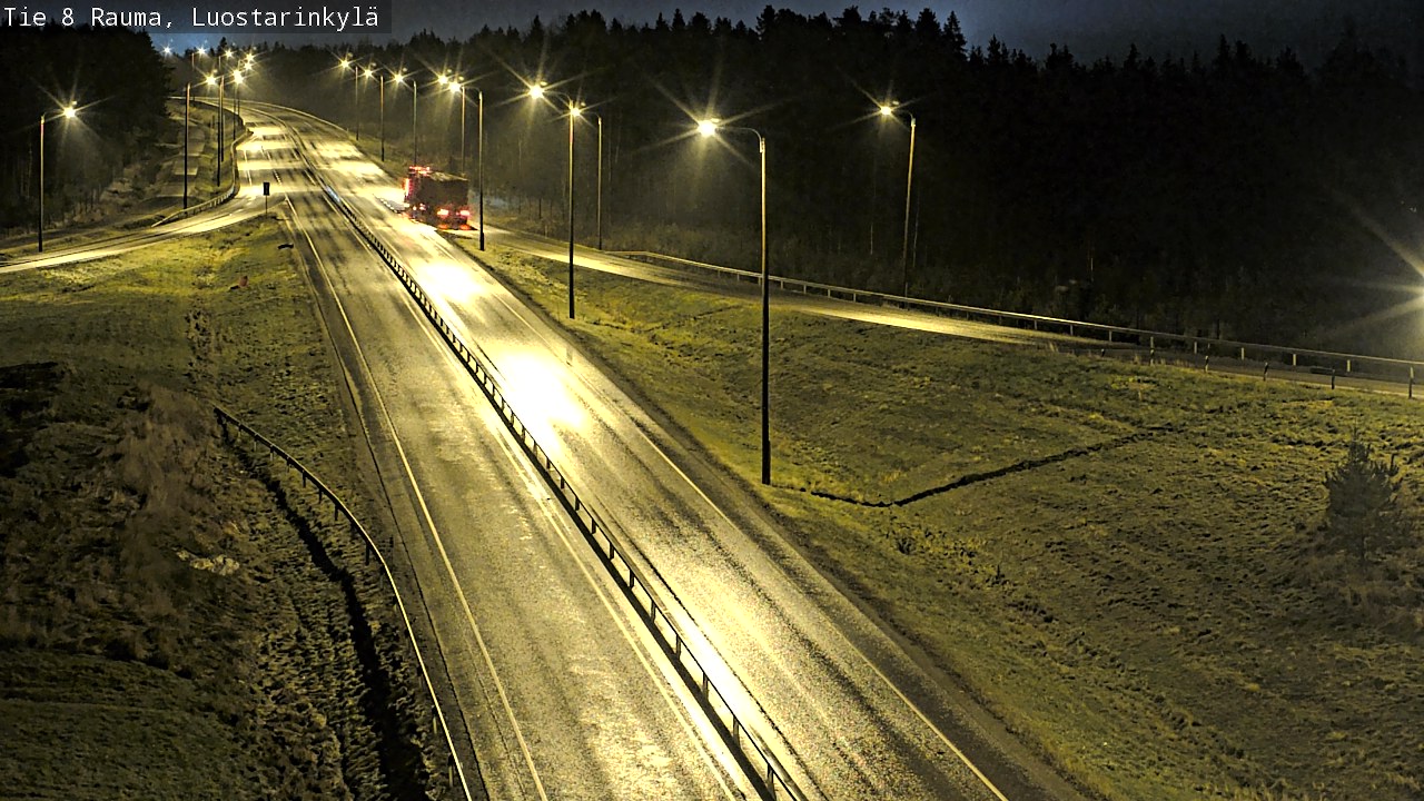 Weather Camera Image Väg 8 Raumo, Luostarinkylä, Rauma, Satakunta