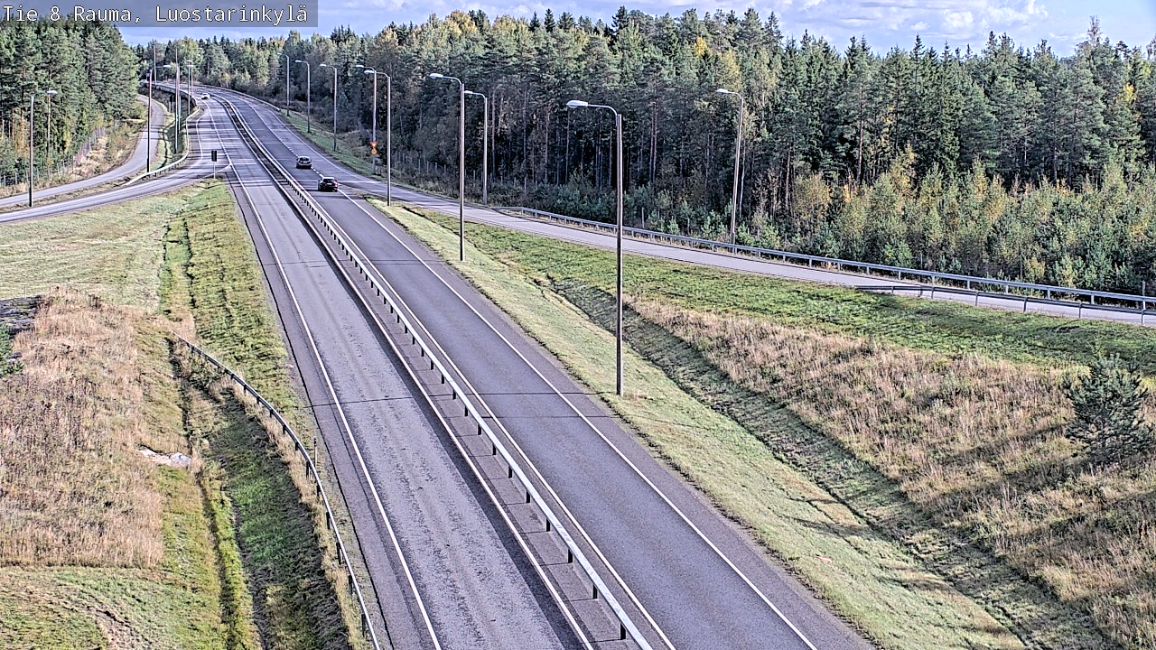 Weather Camera Image Road 8 Rauma, Luostarinkylä, Rauma, Satakunta